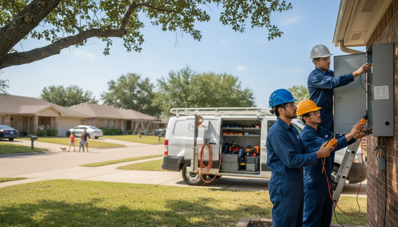 Certified electrician providing emergency electrical services in Huntington, AR